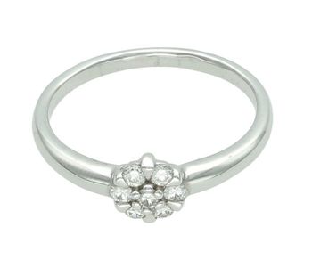 Pierścionek złoty zaręczynowy białe złoto, diament cer.54648    HSI 2. Pierścionek złoty zaręczynowy DIAMENT  cer. 54648  HSI 2, diamenty 0,20 ct  wykonany z białego złota próby 585.1.jpg